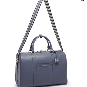 Henri Bendel Gray Weekender Duffle Bag